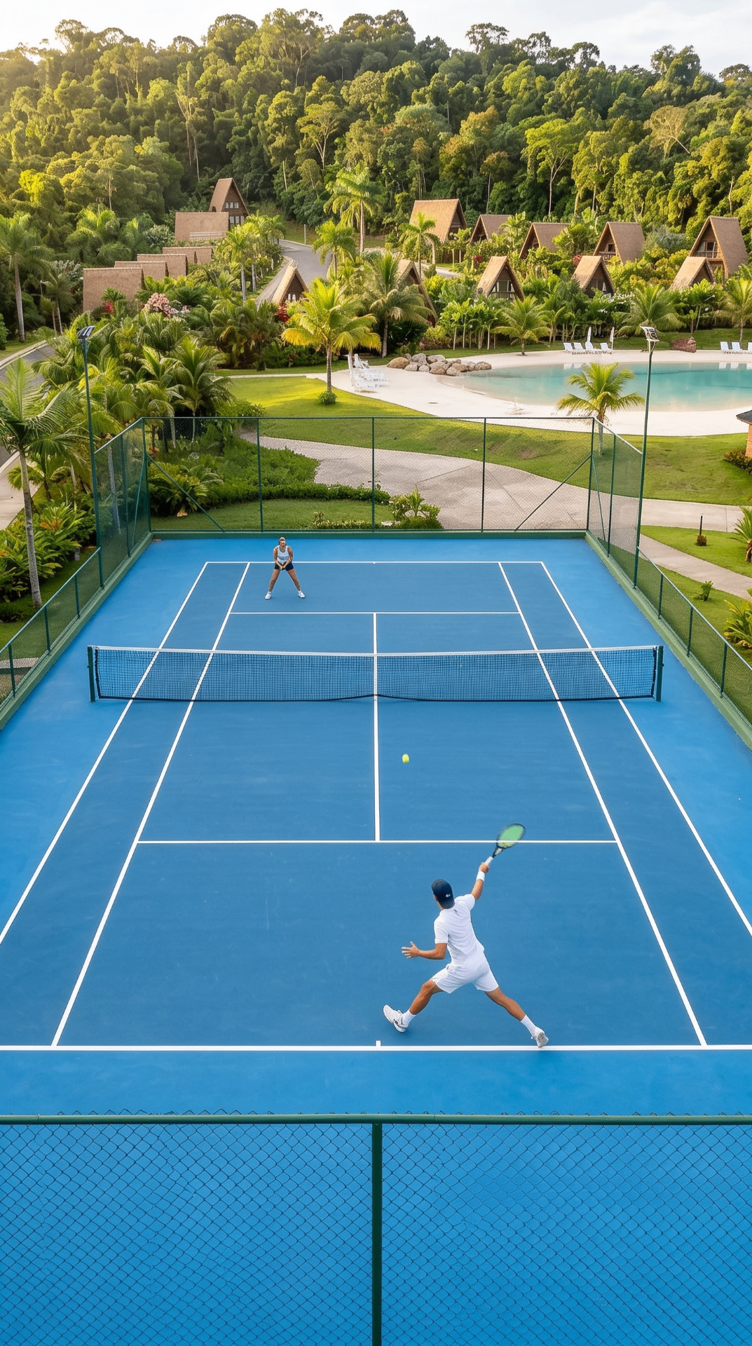 Beach tennis, tênis & mini golf